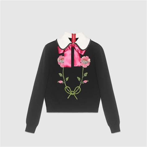 gucci maglietta lupi|maglieria gucci da donna.